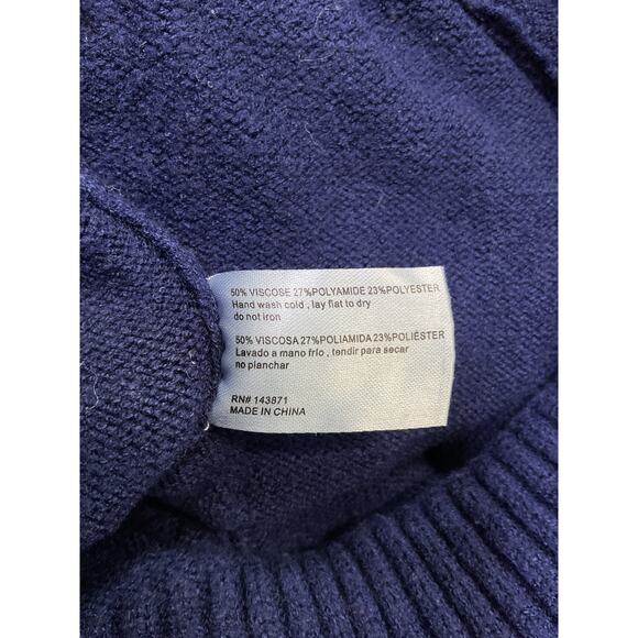 Frankies Bikinis 'Mason' Blue Viscose Cloud Knit Pant Size S - Picture 5 of 5